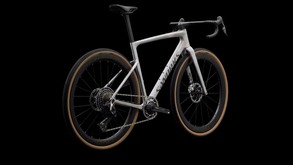 S-Works Crux 5 - SRAM RED XPLR (2027) — Silver Dust/Amethyst Frost/Nebula Metallic — detail 90