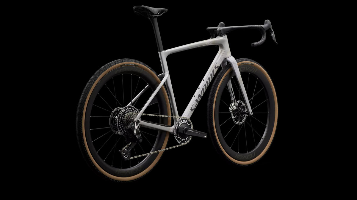 S-Works Crux 5 - SRAM RED XPLR (2027) — Silver Dust/Amethyst Frost/Nebula Metallic — detail 90