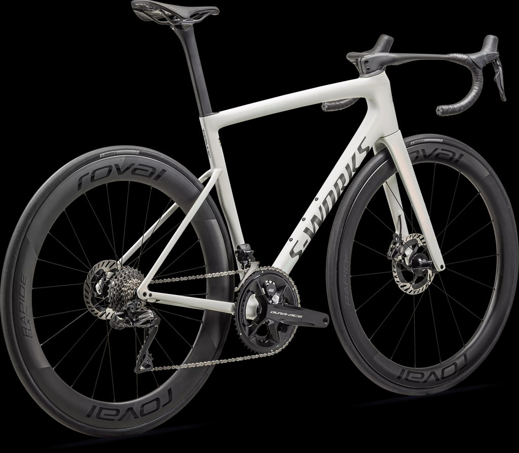 S-Works Tarmac SL8 - Shimano Dura-Ace Di2 (2024) — Satin Fog Tint / Green Ghost Pearl / Red Ghost Pearl Fade — detail 100