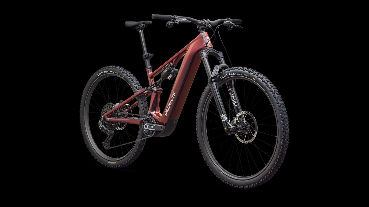 Turbo Levo R Pro (2027) — Gloss Black Red Chameleon / Dolomite — detail 20