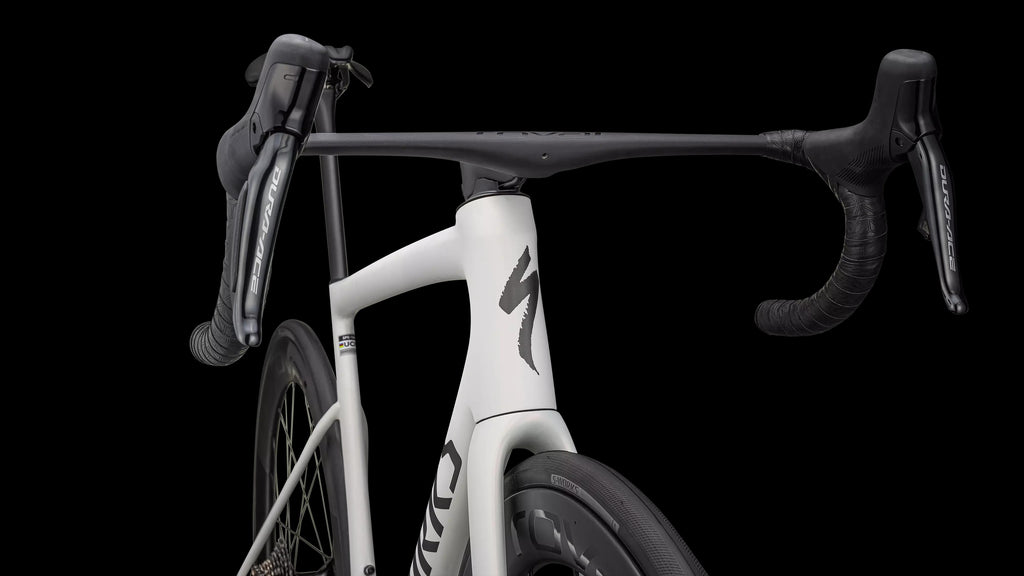 S-Works Tarmac SL8 - Shimano Dura-Ace Di2 (2024) — Satin Fog Tint / Green Ghost Pearl / Red Ghost Pearl Fade — detail 120