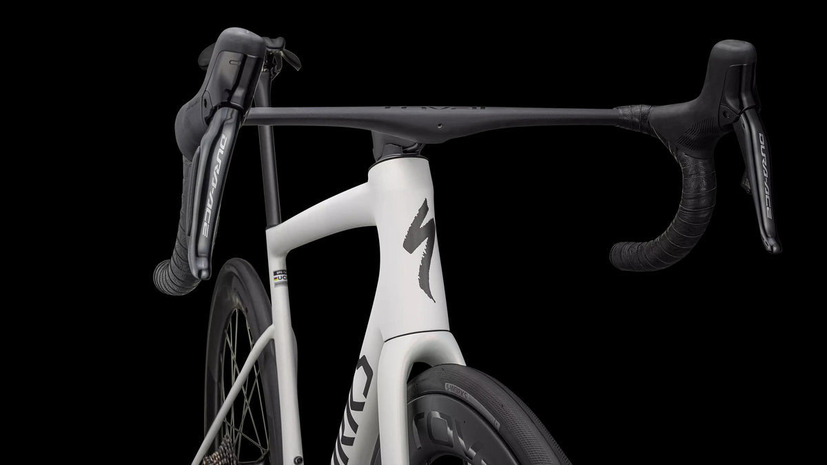 S-Works Tarmac SL8 - Shimano Dura-Ace Di2 (2024) — Satin Fog Tint / Green Ghost Pearl / Red Ghost Pearl Fade — detail 120