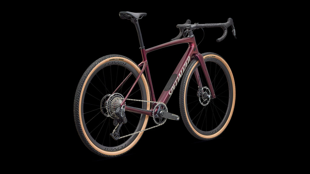 Diverge 4 Pro - SRAM Force XPLR (2026) — Bordeaux Metallic/Pearl/Dolomite — detail 30