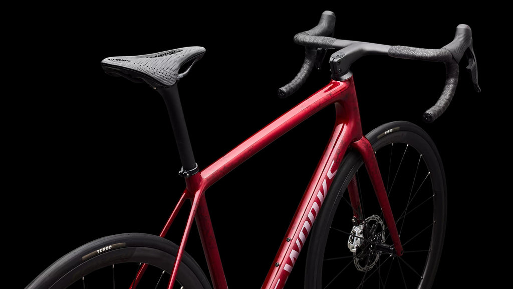S-Works Aethos 2 - SRAM RED AXS (2026) — Sandstone Metallic Base / Red Tint — detail 100