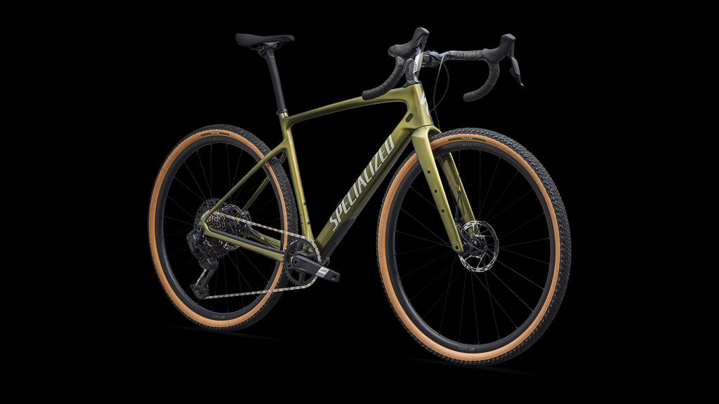 Diverge 4 Comp Carbon - SRAM Apex AXS/S1000 (2026) — Laurel Green Metallic/Dolomite Metallic — detail 20