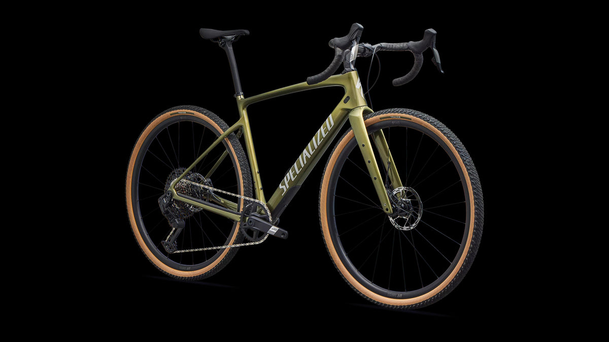Diverge 4 Comp Carbon - SRAM Apex AXS/S1000 (2026) — Laurel Green Metallic/Dolomite Metallic — detail 20