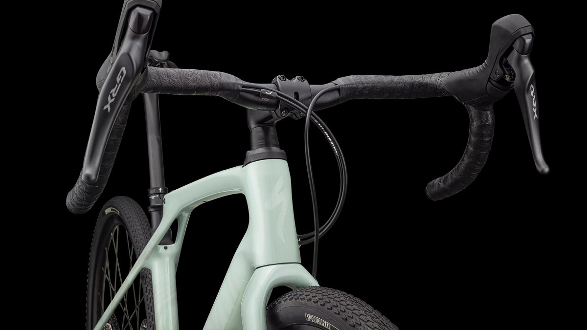 Diverge STR Comp - Shimano GRX (2024) — Gloss White Sage / Pearl — detail 60