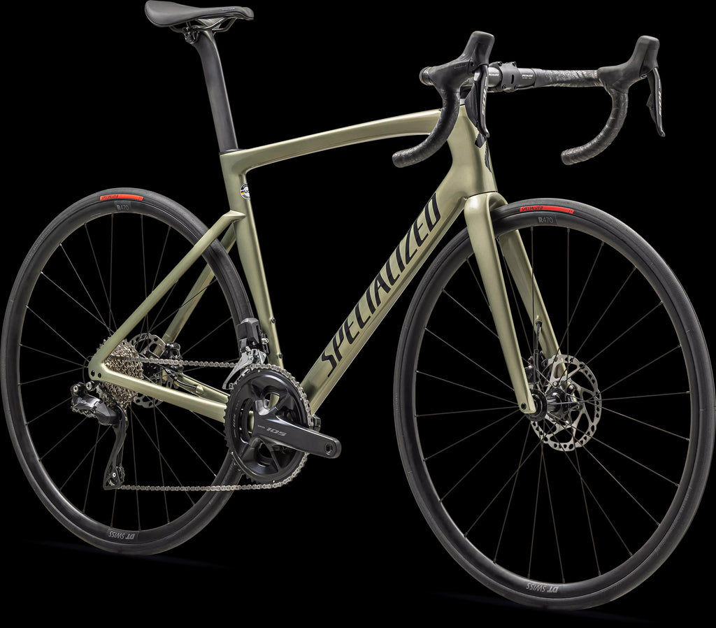 Tarmac SL7 Comp - Shimano 105 Di2 (2024) — Gloss Metallic Spruce / Metallic Midnight Shadow — detail 20