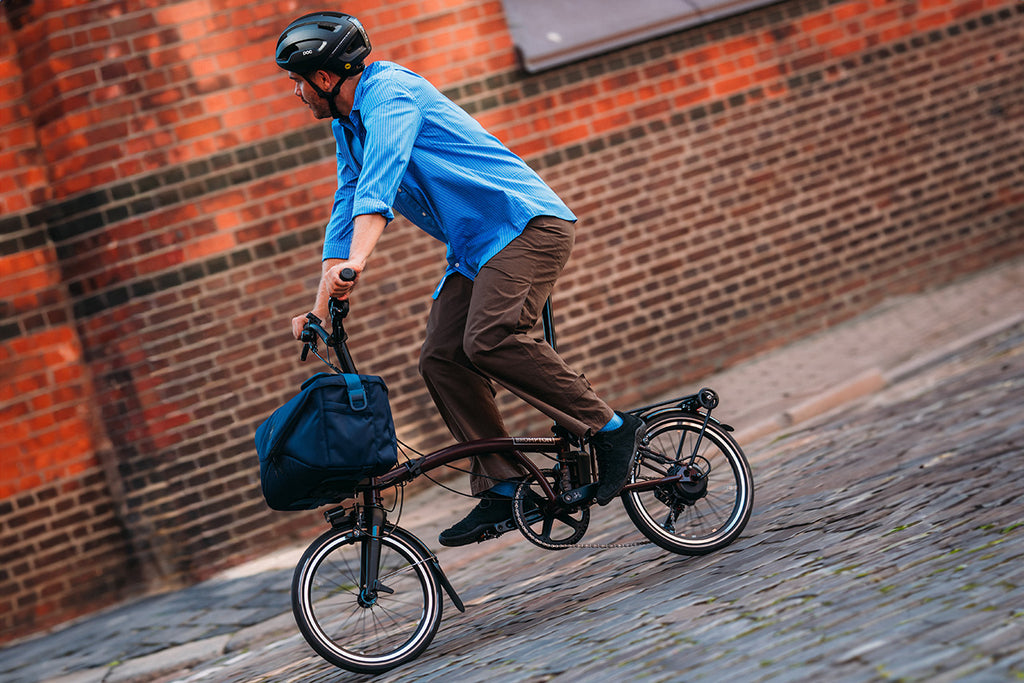 Brompton Electric P Line with SuperRoll+ - e-Motiq system - 4-speed — product view 9
