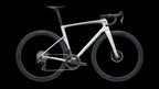 Tarmac SL9 Expert - SRAM Force AXS (2027) — Gloss Silver Dust / Powder Lime — side view