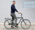 sixthreezero Around the Block Men's 26" 3 Speed Cruiser Bicycle — product view 115