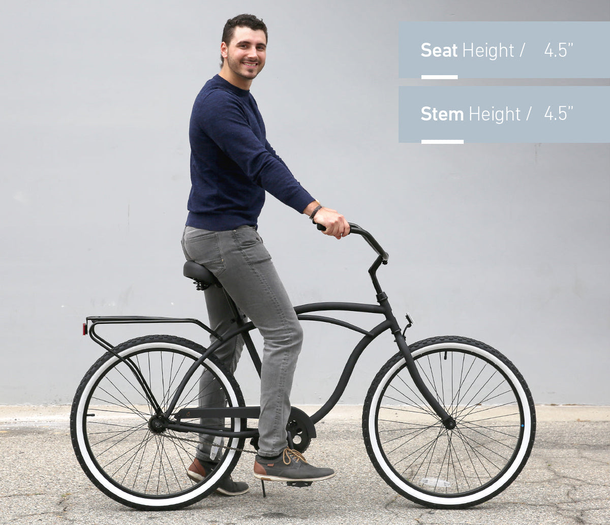 sixthreezero Around the Block Men's 26" 21 Speed Cruiser Bicycle — product view 117