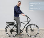 sixthreezero Around the Block Men's 26" 500W 7 Speed Electric Beach Cruiser Bicycle — product view 38