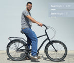 sixthreezero EVRYjourney Men's 26" 7 Speed Steel Touring Hybrid Bicycle — product view 32