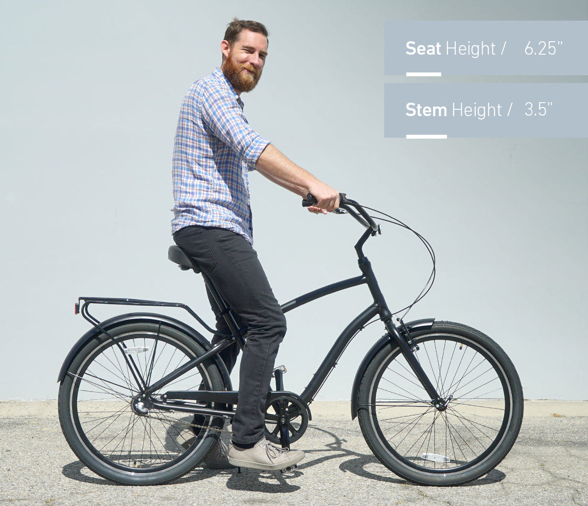 sixthreezero EVRYjourney Men's 26" 7 Speed Steel Touring Hybrid Bicycle — product view 34