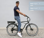 sixthreezero Around the Block Men's 26" 500W 7 Speed Electric Beach Cruiser Bicycle — product view 43