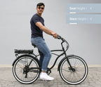 sixthreezero Around the Block Men's 26" 500W 7 Speed Electric Beach Cruiser Bicycle — product view 42
