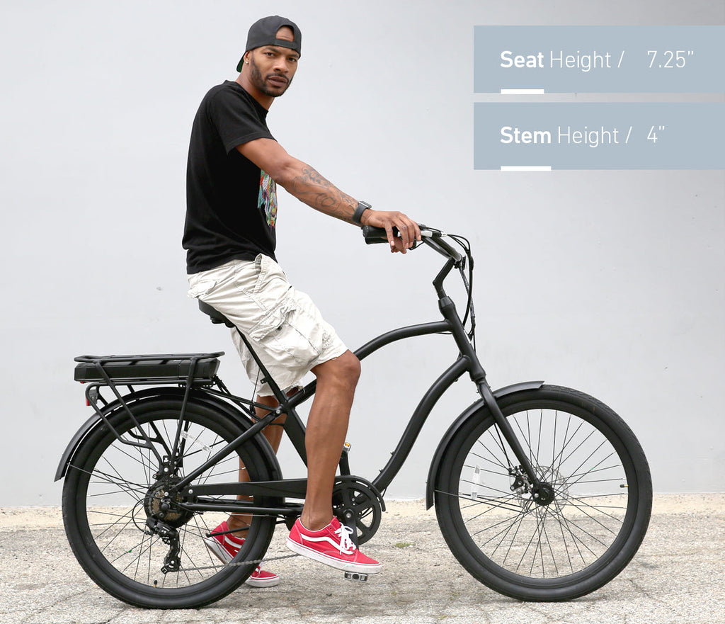 sixthreezero EVRYjourney Men's 26" 500W 7 Speed Electric Hybrid Bicycle — product view 46