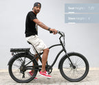 sixthreezero EVRYjourney Men's 26" 500W 7 Speed Electric Hybrid Bicycle — product view 46