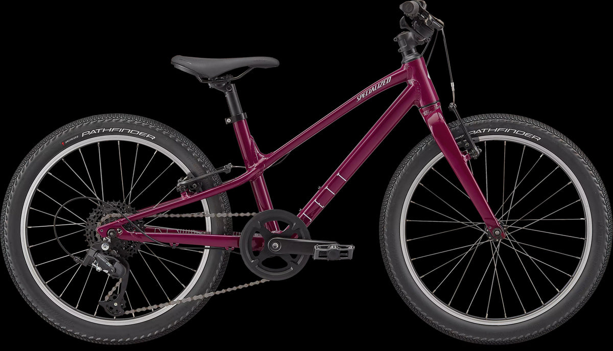 Jett 20 (2023) — Gloss Raspberry / Uv Lilac — side view