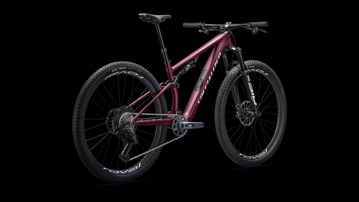 Epic 8 Expert - SRAM GX AXS, RockShox Select+ (2026) — Satin Bordeaux Metallic / White — detail 30
