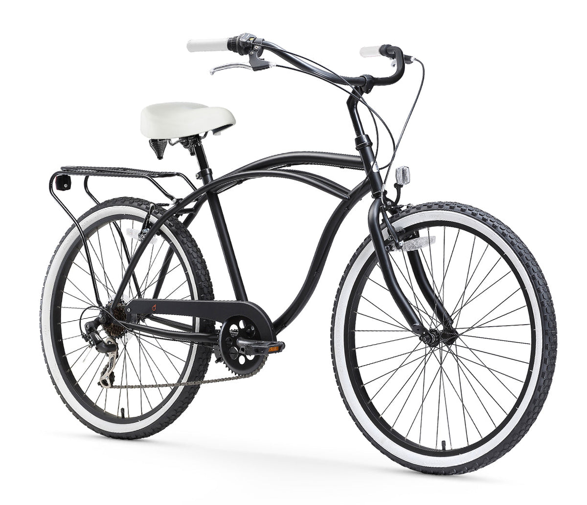 sixthreezero Around the Block Men's 26" 7 Speed Cruiser Bicycle — product view 5