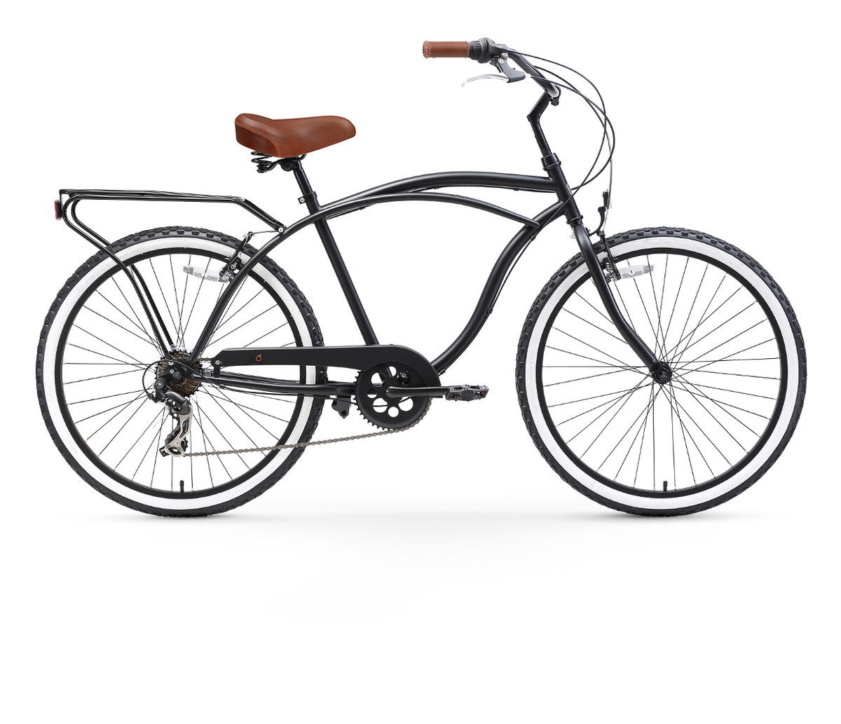 sixthreezero Around the Block Men's 26" 7 Speed Cruiser Bicycle — product view 8