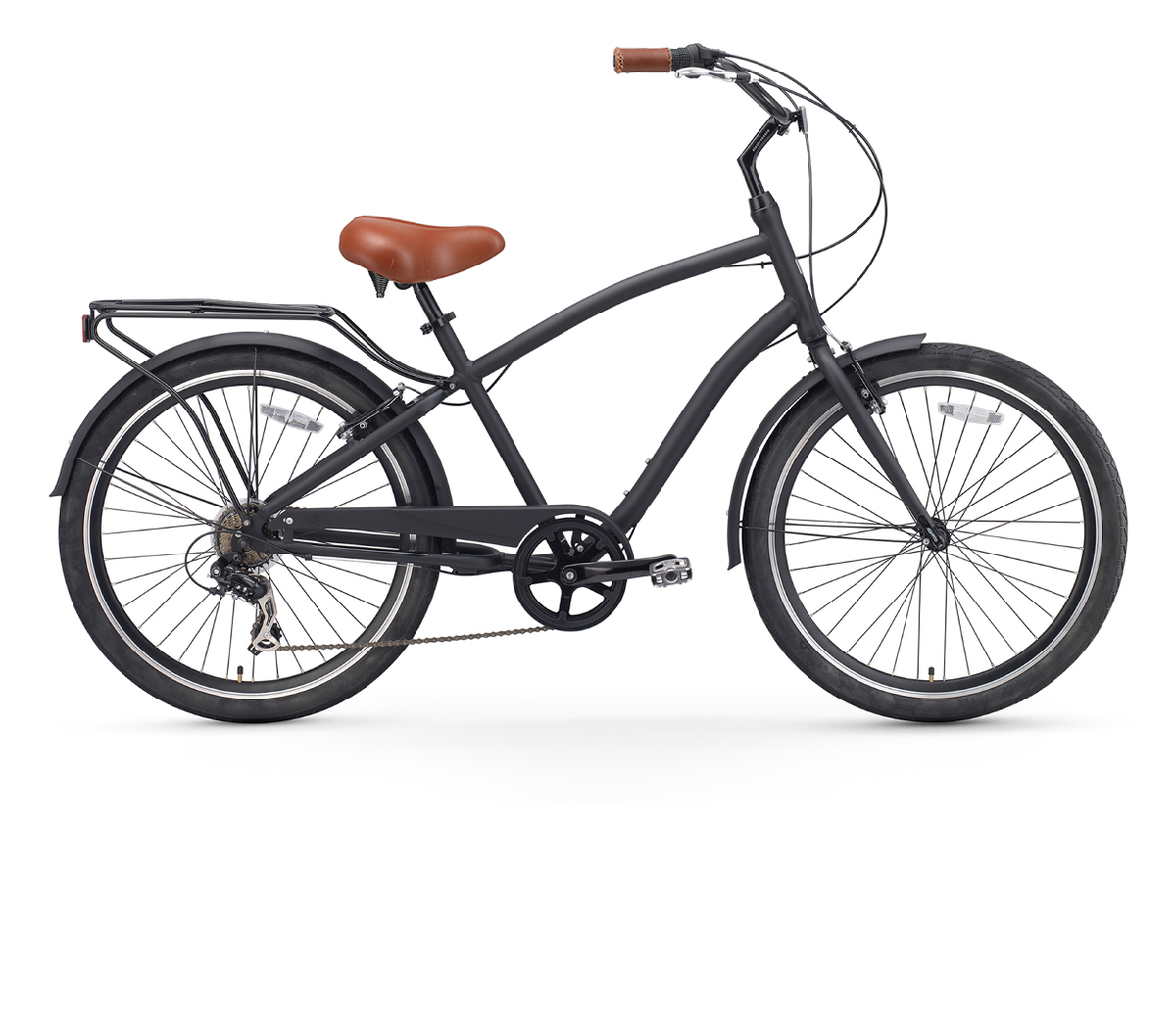 sixthreezero EVRYjourney Men's 7 Speed Touring Hybrid Bike — product view 75