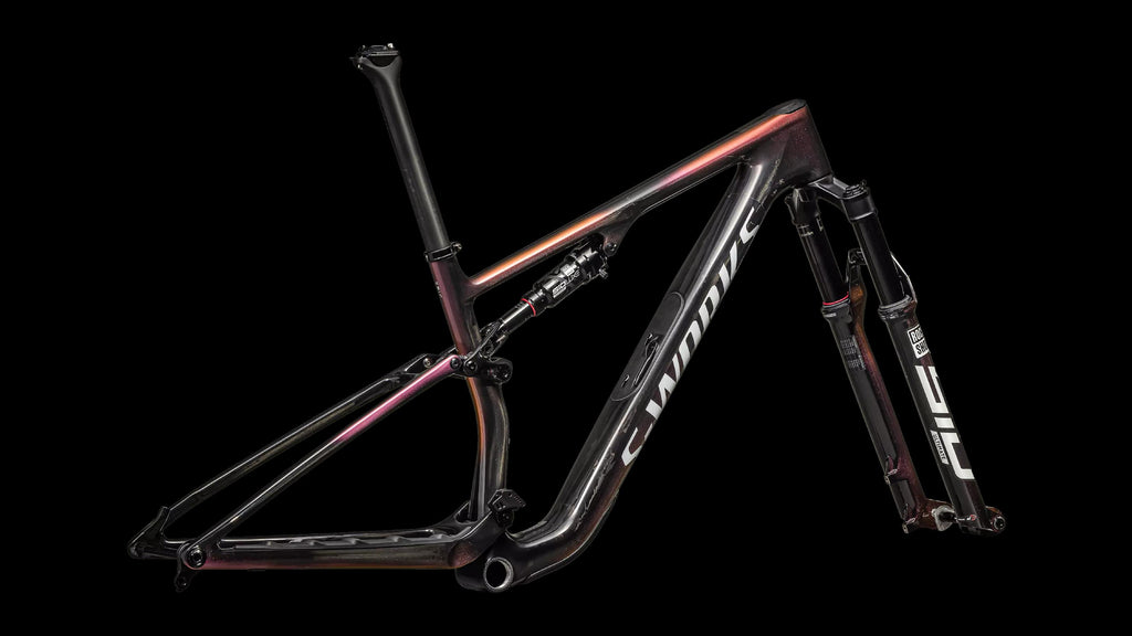 S-Works Epic 8 Frameset - Rockshox SIDLuxe Ultimate (2024) — Gloss Carbon/Metallic Vivid Pink/Viavi Magenta Gold/Metallic Midnight Shadow/White — detail 30