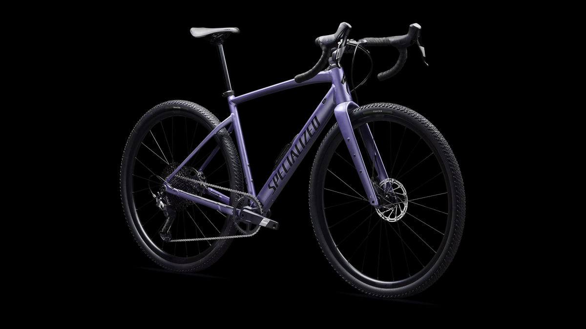 Diverge 4 Comp Alloy - SRAM Apex (2026) — Gloss Mauve Metallic / Obsidian — detail 20