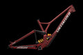 Demo Race Frameset (2024) — Satin Red Sky / White — side view