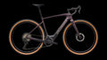 Turbo Creo 2 Expert - Shimano GRX Di2 (2026) — Satin Nebula Metallic/Bordeaux Metallic Dry Impasto/Desert Metallic — side view