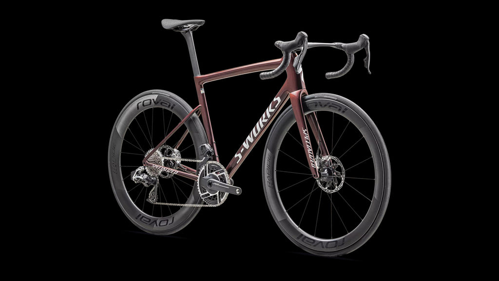 S-Works Tarmac SL8 – SRAM RED AXS (2025) — Gloss Solidity/Red to Black Pearl/Metallic White Silver — detail 20