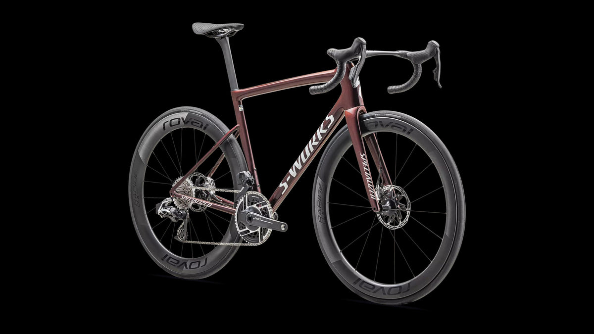 S-Works Tarmac SL8 – SRAM RED AXS (2025) — Gloss Solidity/Red to Black Pearl/Metallic White Silver — detail 20