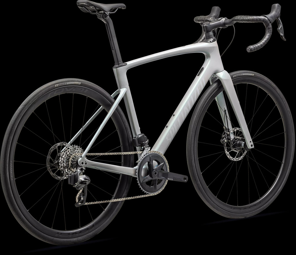 Roubaix SL8 Expert - SRAM Rival eTAP AXS (2024) — Gloss Dove Grey/Chameleon Lapis — detail 30