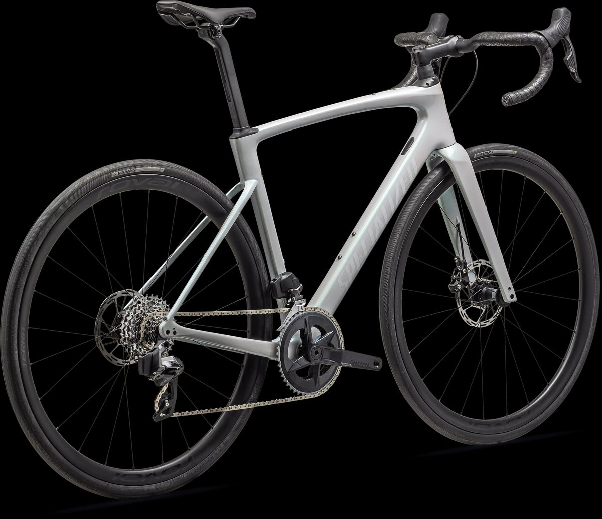 Roubaix SL8 Expert - SRAM Rival eTAP AXS (2024) — Gloss Dove Grey/Chameleon Lapis — detail 30