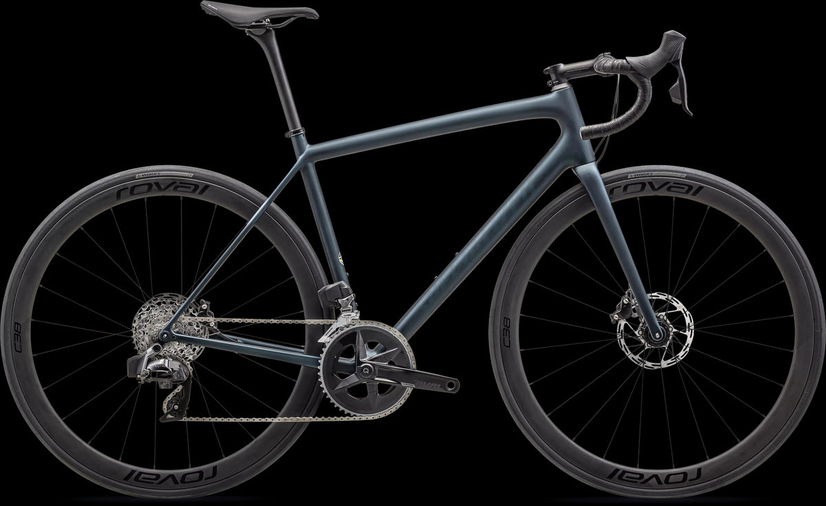Aethos Expert (2023) — Satin Metallic Deep Lake/Deep Lake — side view
