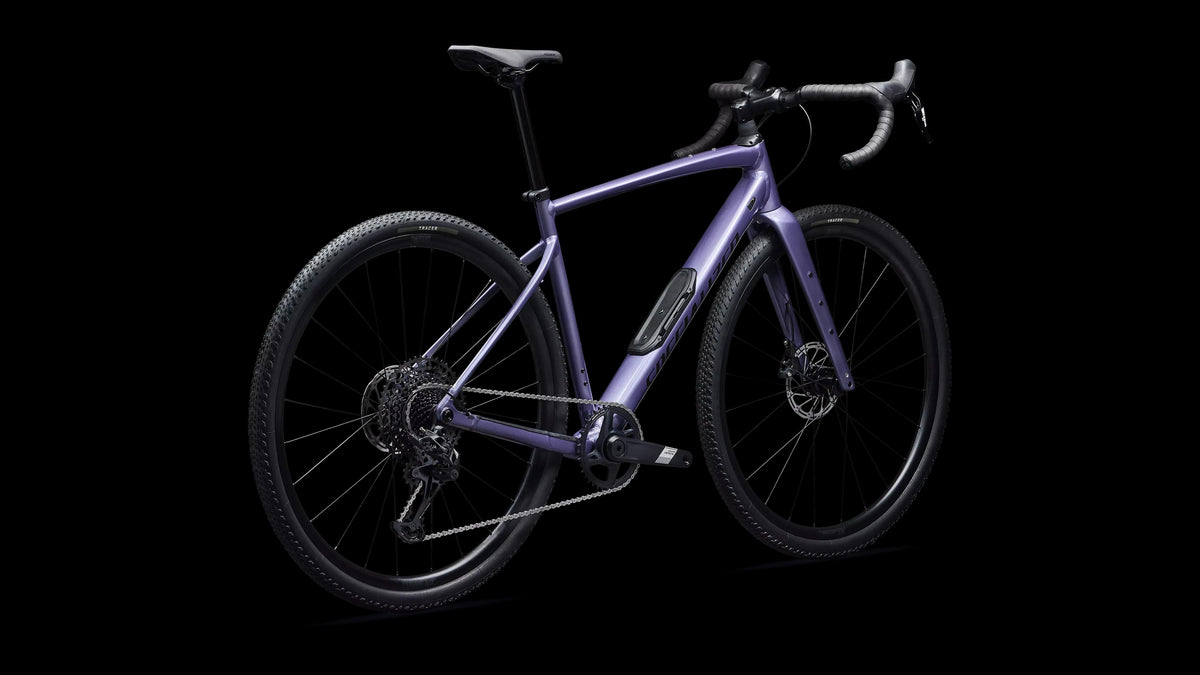 Diverge 4 Comp Alloy - SRAM Apex (2026) — Gloss Mauve Metallic / Obsidian — detail 30