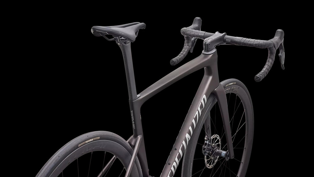 Tarmac SL9 Expert - SRAM Force AXS (2027) — Satin Warm Smoke Metallic / Silver Dust — detail 40