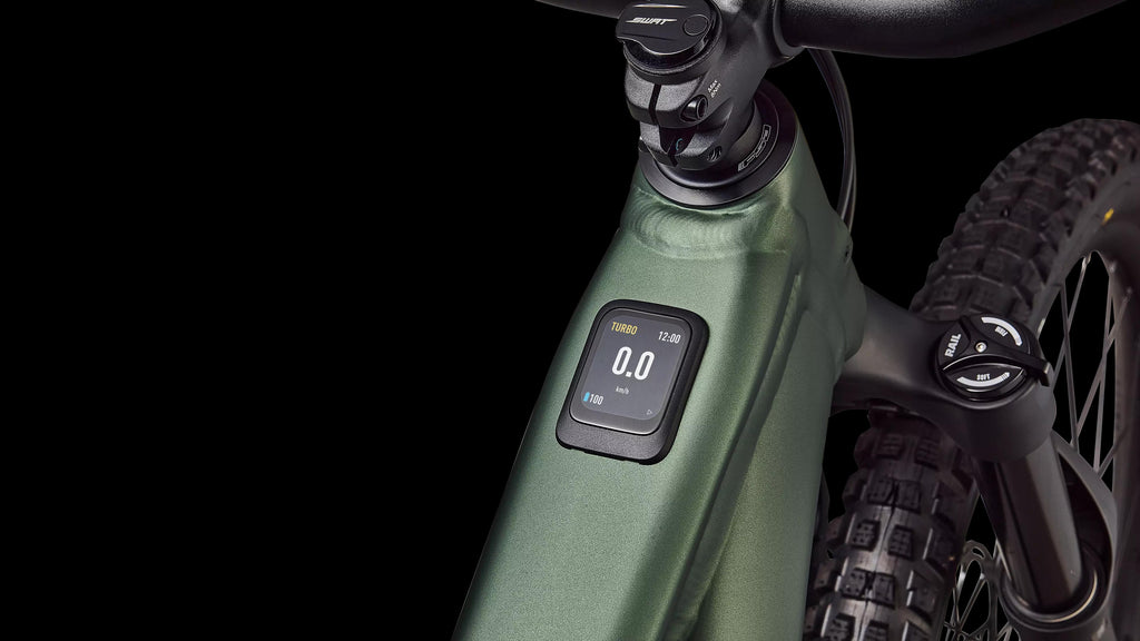 Turbo Levo 4 Alloy (2026) — Satin Cypress Metallic / Dark Moss Green — detail 90