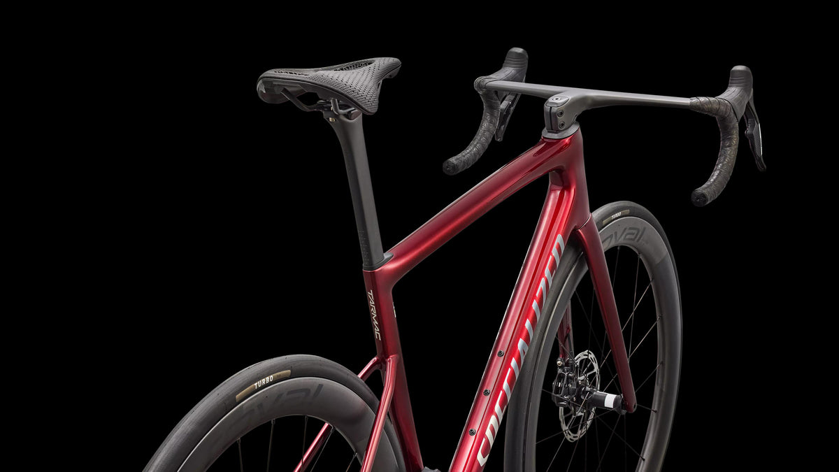 Tarmac SL8 Pro - SRAM Force AXS (2026) — Gloss Red Sky / Chrome — detail 40