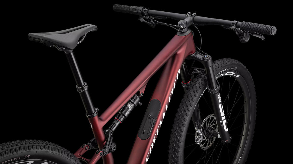 Epic 8 Expert - SRAM GX AXS, RockShox Select+ (2024) — Satin/Redsky White — detail 40