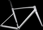 Allez Sprint Frameset - D'Aluisio Smartweld Alloy (2024) — Satin Fog Tint Brush / Black Pearl — side view