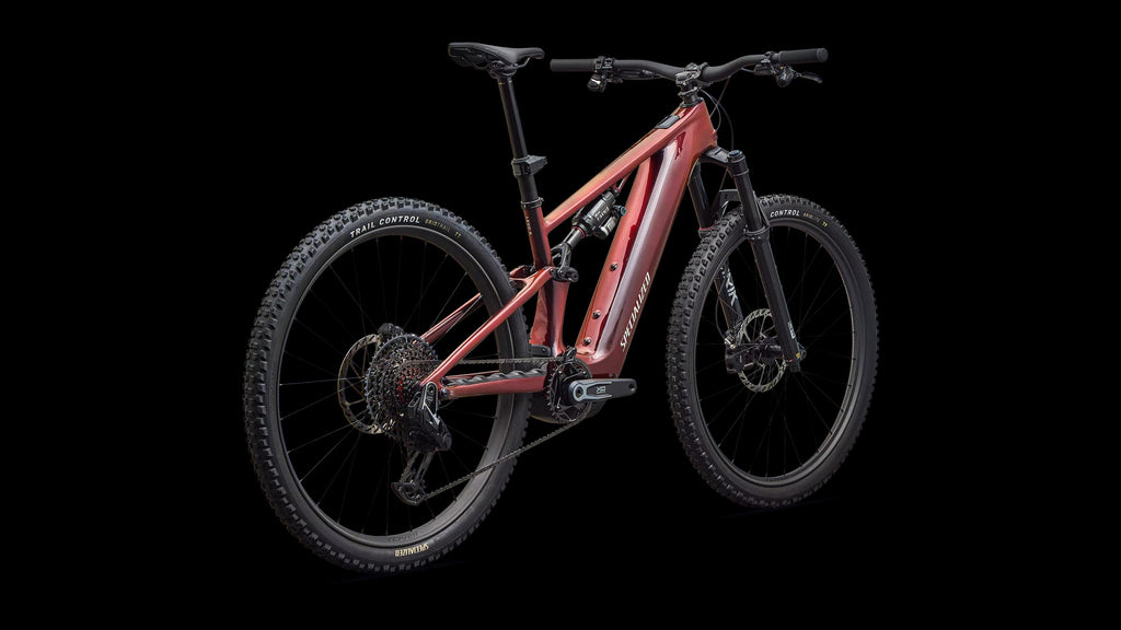 Turbo Levo R Pro (2027) — Gloss Black Red Chameleon / Dolomite — detail 30