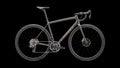 S-Works Aethos - SRAM RED AXS (2025) — Satin Doppio / Gunmetal Dry Brushed / Gold Pearl — side view