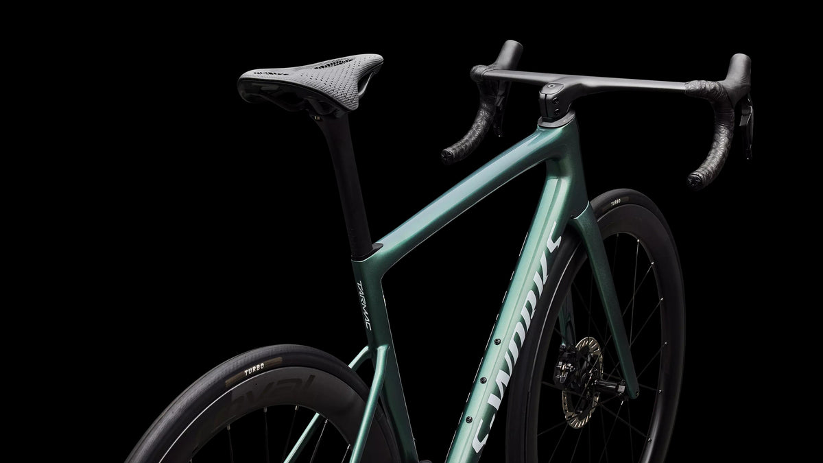 S-Works Tarmac SL8 - Shimano Dura-Ace Di2 (2026) — Gloss Premium Fjord Metallic / White Metallic Silver — detail 100
