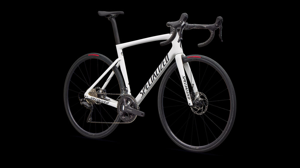Tarmac SL7 Sport - Shimano 105 (2026) — Gloss White / Dark Navy Metallic — detail 20