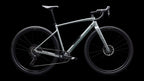Diverge 4 Comp Alloy - SRAM Apex (2026) — Satin Shadow Silver / Fjord Metallic — side view
