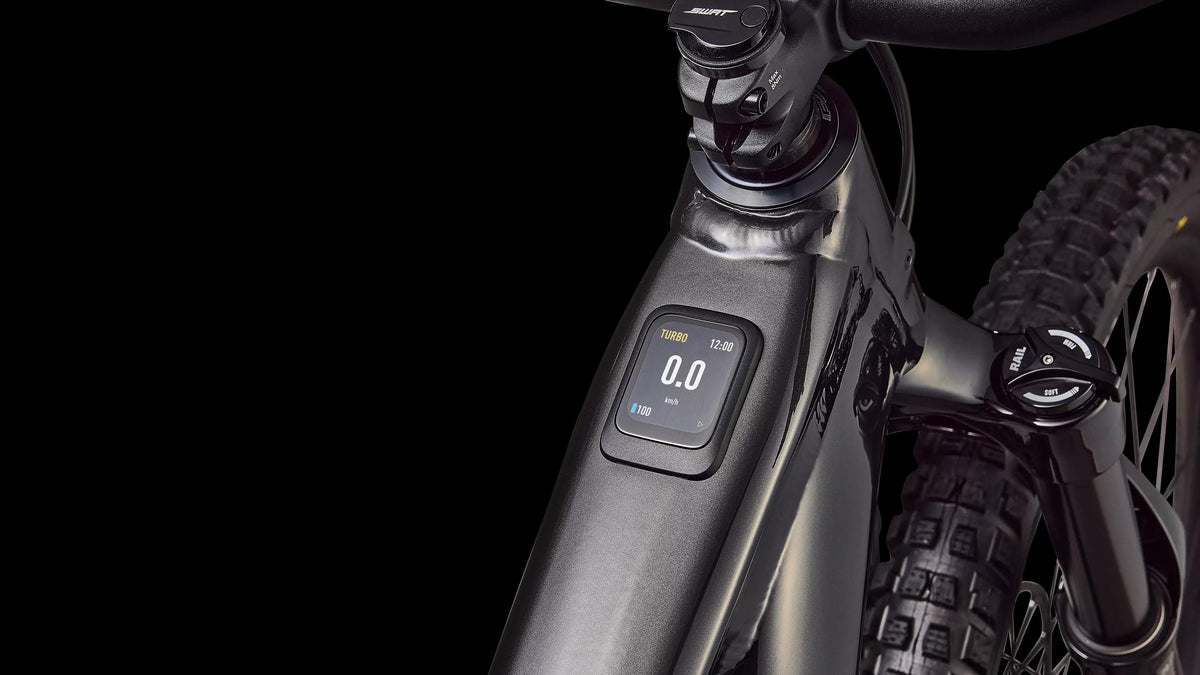 Turbo Levo 4 Alloy (2026) — Gloss Metallic Obsidian / Silver Dust — detail 90