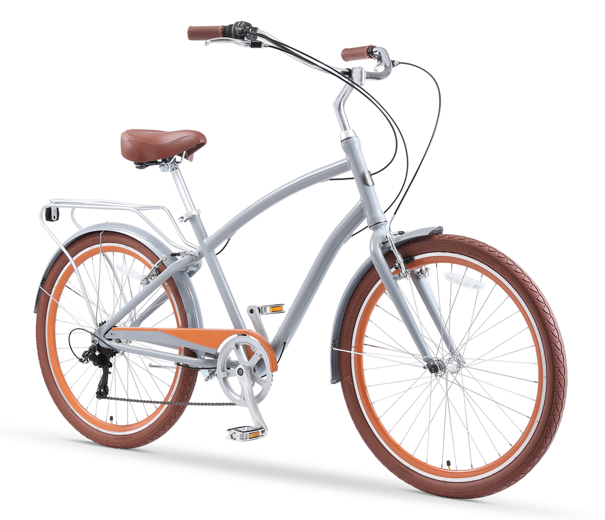 sixthreezero NEW EVRYjourney Men's 26" 7-Speed Sport Hybrid Cruiser Bicycle — product view 2